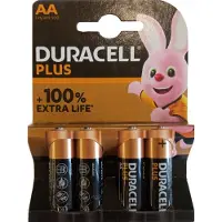 Duracell - Batterie plus AA 4st | Blasen Sie ein 4 -Stück | 20 Teile