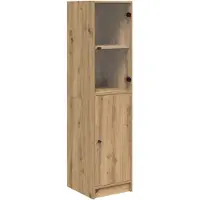 Syfax Highboard Artisan-Eiche 35 x 37 x 142 cm Holzwerkstoff