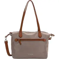 Emily & Noah Shopper "Shopper E&N Jarina", Damen, Gr. B/H/T: 33cm x 22cm x 13cm 0, grau (taupe 900), Polyester, Taschen Shopper