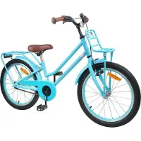 vidaXL Kinderfahrrad 22 Zoll für 7-12 Jahre alt Himmelblau