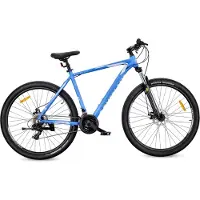 Sun baby Mountainbike MTB 29 Zoll, KENDA, Shimano, Aluminium, leicht, 21 Gänge, Federung, Scheibenbremsen, Rahmen L 21 Zoll, Tatra Bikes Overland, matt blue