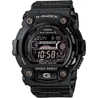 Casio G-Shock Classic Herrenuhr, Schwarz, Digital, Solarbetrieben, Stoßfest, Harzarmband