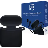 3MK Silicone Schutzhülle für AirPods Case schwarz