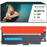 Evoke Toner für HP W2071A-117C W2071A Blau (cyan) | Ersatz für 150a 150nw 178nw 178nwg 179fnw 179fng 179fwg