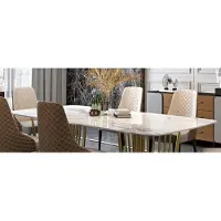 Xl Moebel Gmbh Luxus Tische Esszimmer Tisch Metall Esszimmertisch Moderner Möbel Gold Edelstahl