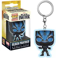 Funko POP! Pocket POP! Keychain: Black Panther glow in Dark