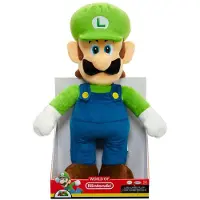 JAKKS Pacific Jumbo Luigi Super Mario Nintendo 50cm Teddybär