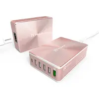 Adam Elements OMNIA PA601- Multi USB Charger mit QC 3.0 Port - Rose Gold