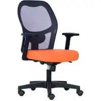 AEA Bürostühle Orange Schreibtischstuhl Drehstuhl Chefsessel Mesh Design Bürostuhl