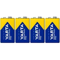 Varta 4x Batterie R9V R-9 6LR61 9V R-9 Alkaline Industrial Pro