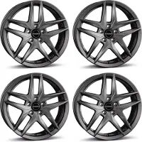 BORBET 4 Felgen Z 7.0x17 ET44.5 5x112 GREYM für Mercedes A B C CLA E GLA GLB 5x112 GREYM für Mercedes A B C CLA E GLA GLB Aluräder
