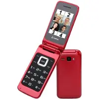 Olympia Luna, Klappgehäuse, Dual-SIM, 6,1 cm (2.4"), Bluetooth, 600 mAh, Rot