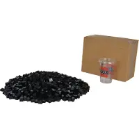 Androni Simba Blox, 1000 schwarze Bausteine für Kinder ab 3 Jahren, 4er Steine, im Karton, vollkompatibel mit vielen anderen Herstellern