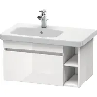 Duravit Waschtischunterbau DURASTYLE 448 x 730 x 398 mm nussbaum natur/weiß matt