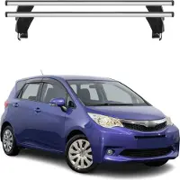 Menabo Dachträger Grundtäger für Subaru Trezia 2011-2014 ABE Aluminium Silber 2x