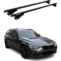 Menabo Dachgepäckträger, Querstange, für BMW 3er Serie F31 Touring, 2011-2019, Schwarz