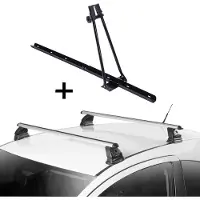 VDP Fahrradträger ORION + Dachträger EVO ALU kompatibel mit für Fiat Qubo 3-5 Türer ab 2008