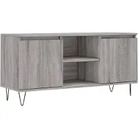 Syfax TV-Schrank Grau Sonoma 104x35x50 cm Holzwerkstoff