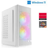 CSL-Computer Gaming PC M12970H / AMD Ryzen 5 Pro 5655G, 6x 3900 MHz / AMD / 32 Go DDR4 RAM / M.2 SSD 2000 GB - Windows 11 Home