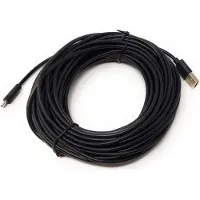 System-S USB 2.0 Kabel 13 m Micro B Stecker zu Typ A Stecker in Schwarz