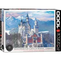 Empireposter 1000 Teile Puzzle Schloß Neuschwanstein Winter
