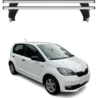 Menabo Dachträger Grundtäger für Skoda Citigo 2012-2020 3tür ABE Alu Grau 2x
