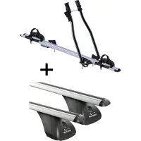 VDP Fahrradträger SAGITTAR + Dachträger kompatibel mit für Kia Rio 5 Türer ab 2017