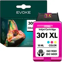 Evoke Patrone für HP 301 ️️ Deskjet 2540 1000 1050 1510 2050 3050 Envy 4504 4500 ️