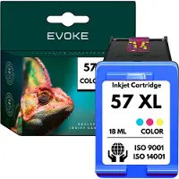 Evoke Patrone für HP 57 C6657AE ️️ Deskjet Officejet 1315 5150 5500 5850 ️