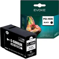 Evoke Patrone für Canon PGI1500 9182B001 ️️ MAXIFY MB2755 MB2000 MB2750 MB2150 MB2155 ️