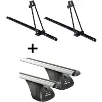 VDP 2x Fahrradträger ORION + Dachträger kompatibel mit für Citroen DS5 5 Türer ab 2012
