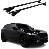 Menabo Dachgepäckträger, Querstange, für Jaguar F-Pace X761, Baujahr 2016-2020, Farbe: Schwarz