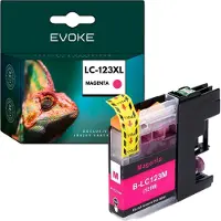 Evoke Patrone für Brother 123XM LC123M ️️ DCP J132W J152W J552DW J752DW ️