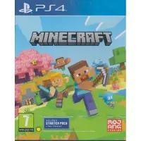 Minecraft Bedrock Edition + Starter Pack (Neue Edition) + 700 Token (PS4)