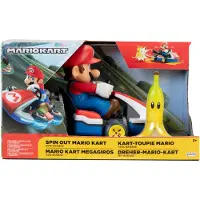JAKKS Pacific Spin Out Mario Kart Mario Kart-figur 6.5 Cm
