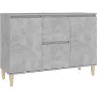 Syfax Sideboard Betongrau 103,5x35x70 cm Holzwerkstoff