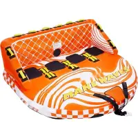 Latios Tube Set für Boote - Towable Sofa Fun-Tube - 1-4 Personen Bootszubehör mit Schleppschlauch - Wassersport & Freizeit