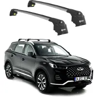 TURTLE DACHTRÄGER AIR-2 , Silber CHERY TIGGO 7 PRO 2020 2021 2022 2023 2024 SUV