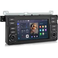Junsun 7''Andriod 15 Autoradio Carplay Andriod Auto Für BMW E46 3er 318 320 325 M3 GPS Navi WIFI Bluetooth FM RDS SWC DSP 2Din 4Kern 2+64GB