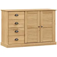 Syfax Sideboard mit Schubladen VIGO 113x40x75 cm Massivholz Kiefer