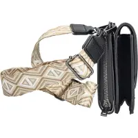 Rieker Damen Umhängetasche Clutch mit Gitarrengurt H1125, Farbe:Schwarz