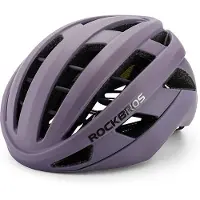 RockBros Fahrradhelm PC+EPS Stoßdämpfung Radhelm Damen Herren 58-62cm Lila-matt L