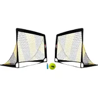 Powershot Pop Up Tor 120 x 90cm - Faltbares Fußballtor - 2er Set von