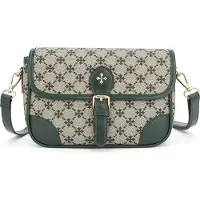 Baellerry RE-36109 Handtasche Braun/Grün für Damen KP36109