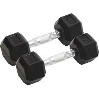 Syfax Kurzhanteln 2 Stk. 5 kg Gesamt Gusseisen