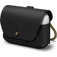 Elago Lederhlle mit Karabiner Kompatibel mit Apple AirPods Pro 2 (2022) und 1