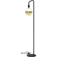Calex LED-Außenstrahler, Erdspieß, Stecker, schwarz, 2.700 K