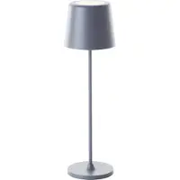 Brilliant LED-Akku-Tischlampe Kaami, dimmbar, grau matt