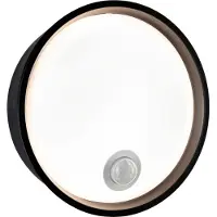 Paulmann Platomo LED-Außenwandlampe Sensor schwarz