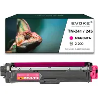 Evoke Toner für Brother TN245M / TN241M-245M TN245M / TN241M Rot (magenta) | Ersatz für DCP-9015CDW DCP-9020CDW MFC-9340CDW MFC9140CDN
